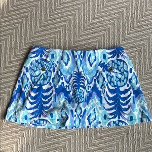 Lilly Pulitzer Blue and White Skort